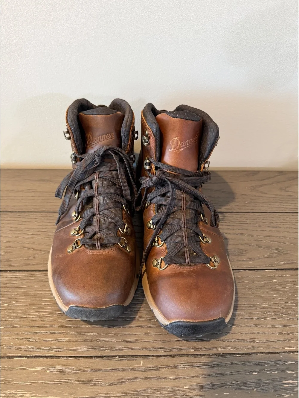 Danner Brown Leather Hiking Boots Men’s Size 8.5